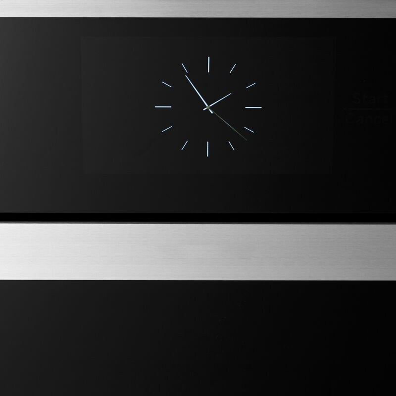 Monogram Minimalist Series 30 in. 10 cu. ft. Smart Top Control SpeedElectric Double Wall Oven with True European Convection - Stainless Steel, , hires