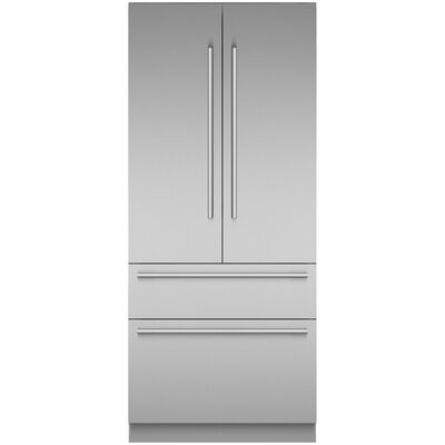 Thermador Freedom Collection 36 in. 18.8 cu. ft. Built-In Smart Counter Depth 4-Door French Door Refrigerator with Internal Water Dispenser - Stainless Steel | T36BT112NS