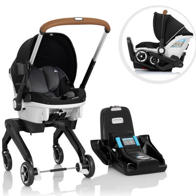 Evenflo Gold Shyft DualRide with Carryall Storage Infant Car Seat & Stroller Combo - Moonstone Gray | 37312311
