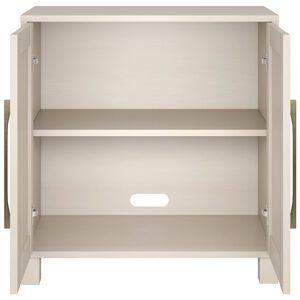 Hudson & Canal Chabot 28" Wide Rectangular Accent Cabinet - Alder White, , hires