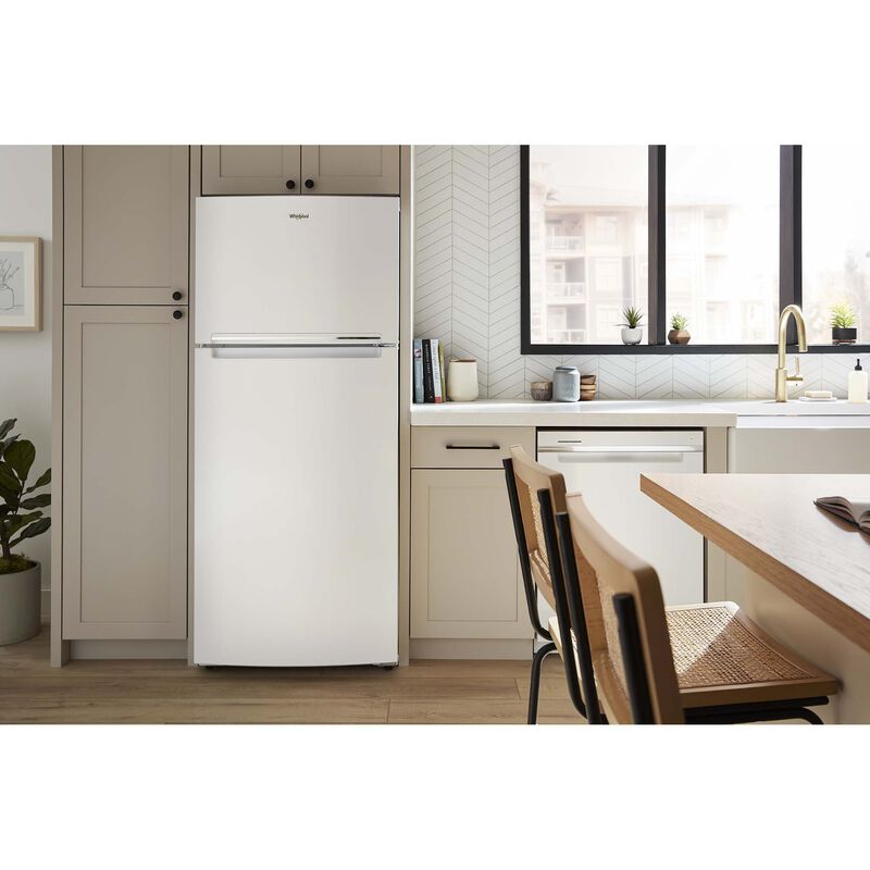 Whirlpool 28 in. 16.3 cu. ft. Top Freezer Refrigerator - White, White, hires