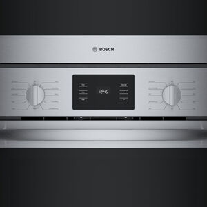 Bosch 500 Series 30 in. 6.2 cu. ft. Speed Electric Microwave/Wall Oven Combo with True European Convection - Stainless Steel, , hires