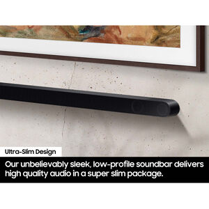 Samsung 3.1.2 Channel Dolby Atmos Bluetooth & Wi-Fi Ultra Slim Sound Bar with Wireless Subwoofer - Black, Titan Black, hires