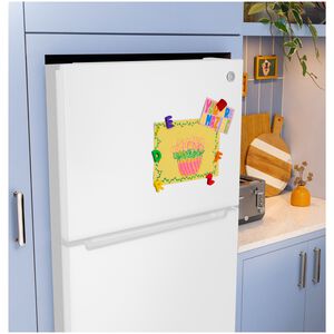 GE 30 in. 21.0 cu. ft. Garage-Ready Top Freezer Refrigerator - White, White, hires