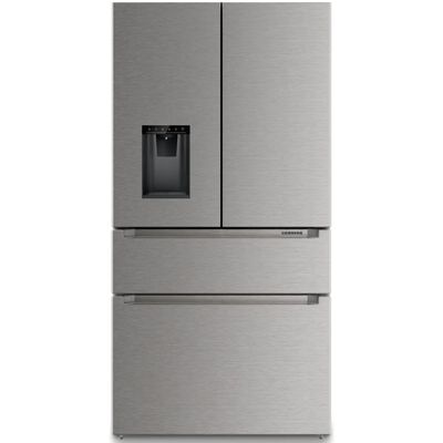 Liebherr Plus Series 36 in. 19.0 cu. ft. Smart Counter Depth 4-Door French Door Refrigerator with Ice & Water Dispenser - Stainless Steel | FDBC36S