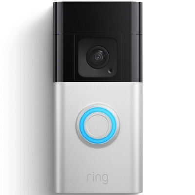 Ring Battery Doorbell Plus with Head-to-Toe View & Smart Wifi Video - Satin Nickel | B09WZBPX7K