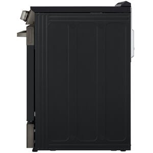 LG 30 in. 6.3 cu. ft. Smart Air-Fry Standard Convection Slide-In Electric Range with Radiant Burners - Black Stainless Steel, , hires