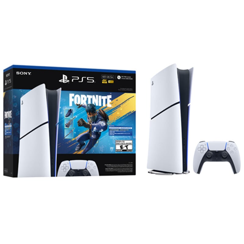 Sony PlayStation 5 Physical Slim Digital Console - 825 GB Fortnite Flowering Chaos Bundle, , hires