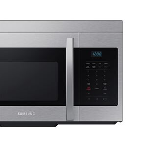 Samsung 30 in. 1.6 cu. ft. 1000W Over-the-Range Microwave with 300 CFM - Stainless Steel, Stainless Steel, hires