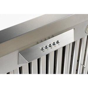 NXR EH Series 36 in. Ducted Canopy Pro Style Range Hood with 800 CFM, 3 Fan Speeds & 2 LED Lights - Stainless Steel, , hires