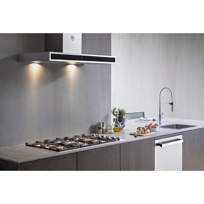 Bertazzoni Professional Series 36 in. 5-Burner Natural Gas Cooktop with Simmer Burner & Power Burner - Stainless Steel, , hires