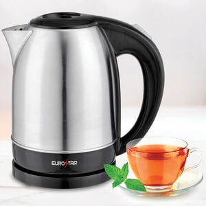 Eurostar 1.7L Electric Kettle - Stainless Steel, , hires