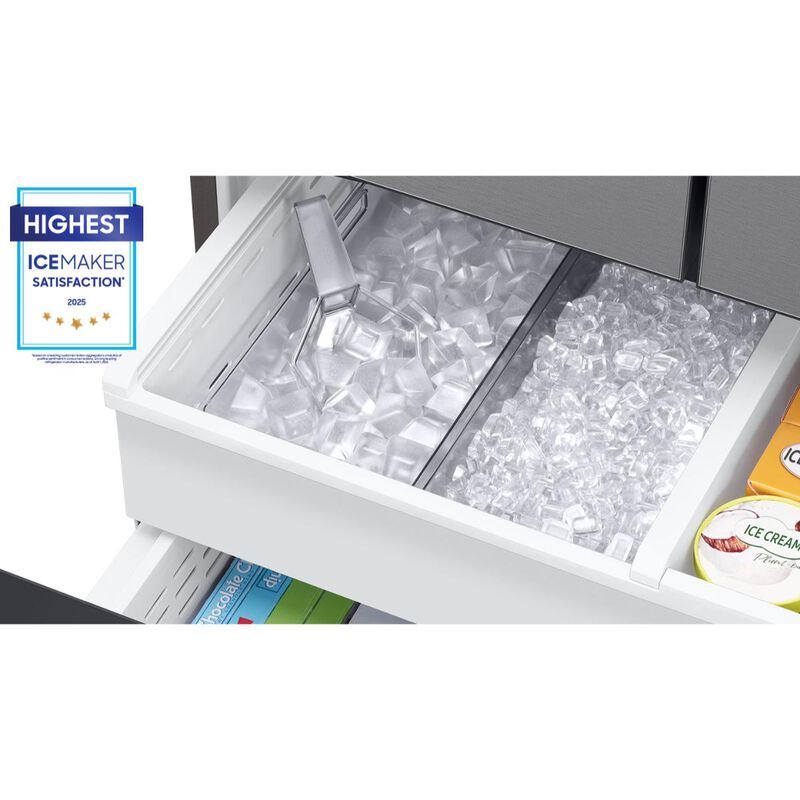 Samsung 36 in. 26.5 cu. ft. Smart Counter Depth French Door Refrigerator with Ice Maker - Fingerprint Resistant Stainless Steel, , hires