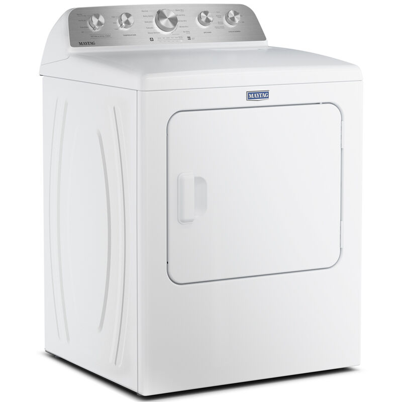 Maytag Pet Pro 29 in. 7.0 cu. ft. Electric Dryer with Sensor Dry & Steam Cycle - White, White, hires