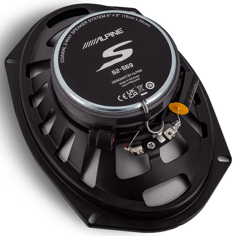 Alpine Next-Generation S-Series 6x9" Coaxial 2-Way Car Speaker Set, , hires