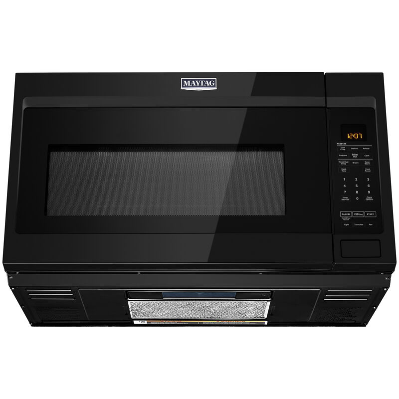 Maytag 30" 1.9 Cu. Ft. Over-the-Range Microwave with 10 Power Levels, 400 CFM & Sensor Cooking Controls - Black, , hires