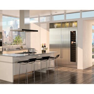 Wolf 42 in. Convertible Chimney Style Range Hood with 4 LED Lights - Stainless Steel, Stainless Steel, hires