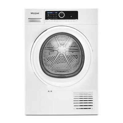 Whirlpool 24 in. 4.3 cu. ft. Ventless Electric Dryer for Small Spaces - White | WCD3090JW