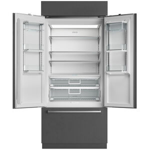 Sub-Zero Classic Series 36 in. Built-In 20.5 cu. ft. Smart Counter Depth French Door Refrigerator with Tubular Handles & Internal Water Dispenser - Stainless Steel, , hires