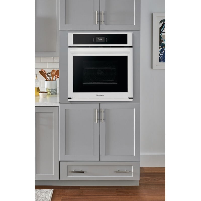 Frigidaire 27 in. 3.8 cu. ft. Electric Single Wall Oven with Standard Convection - White, White, hires