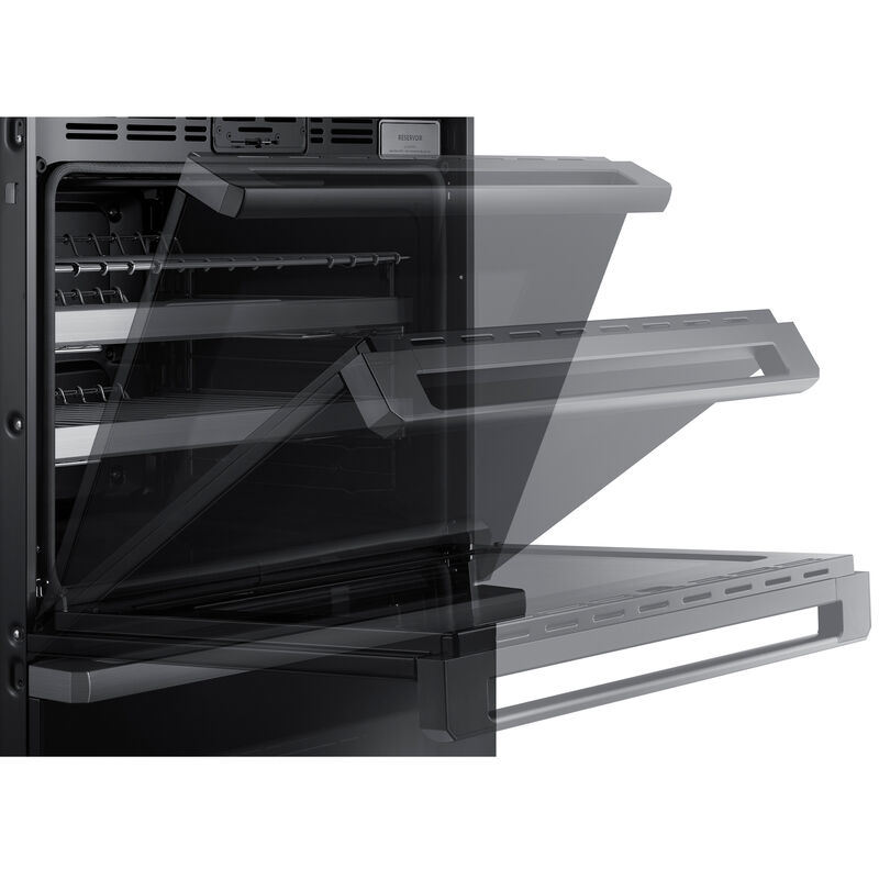 Dacor Contemporary 30 in. 9.6 cu. ft. Smart Top Control SteamElectric Double Wall Oven with Dual Convection - Graphite Stainless, , hires