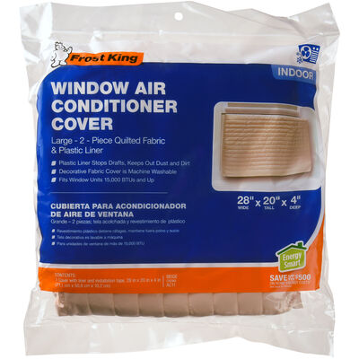 Frost King 2 Piece Quilted Indoor 20" x 28" Air Conditioner Cover | AC11H
