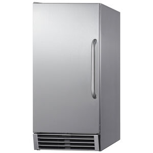 Summit 15 in. Built-In Undercounter Commercial-Use Ice Maker with 25 lb. Ice Storage, Auto-Defrost & Digital Control - Stainless Steel, , hires