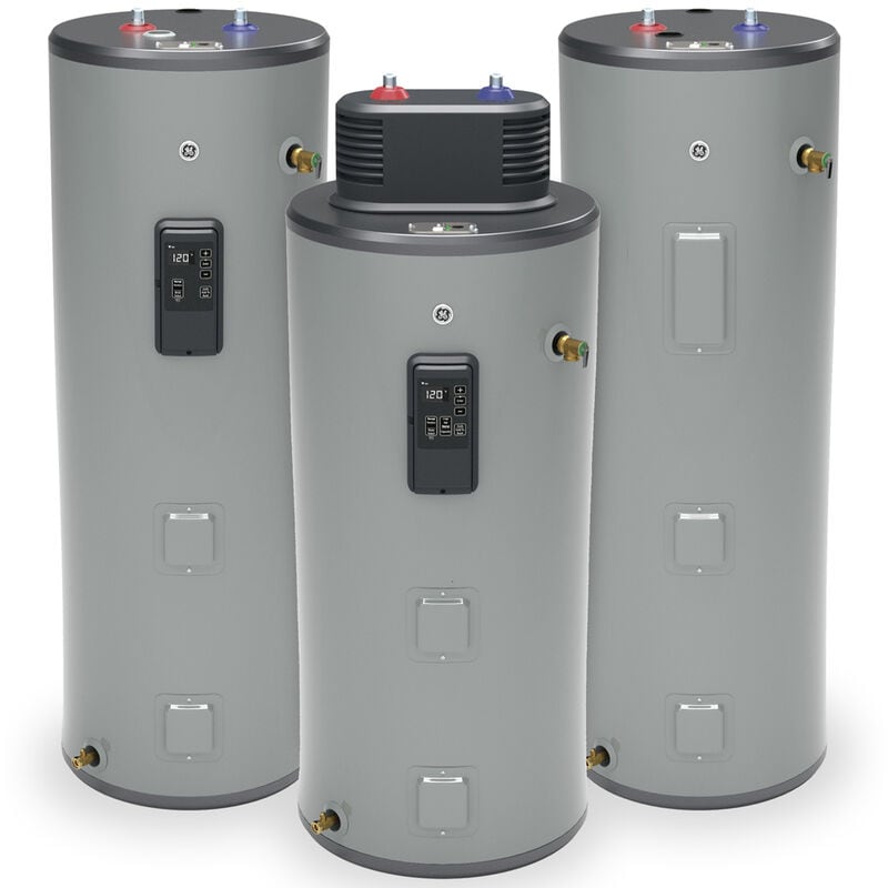 GE Electric 50 Gallon Tall Water Heater with 10-Year Parts Warranty, , hires