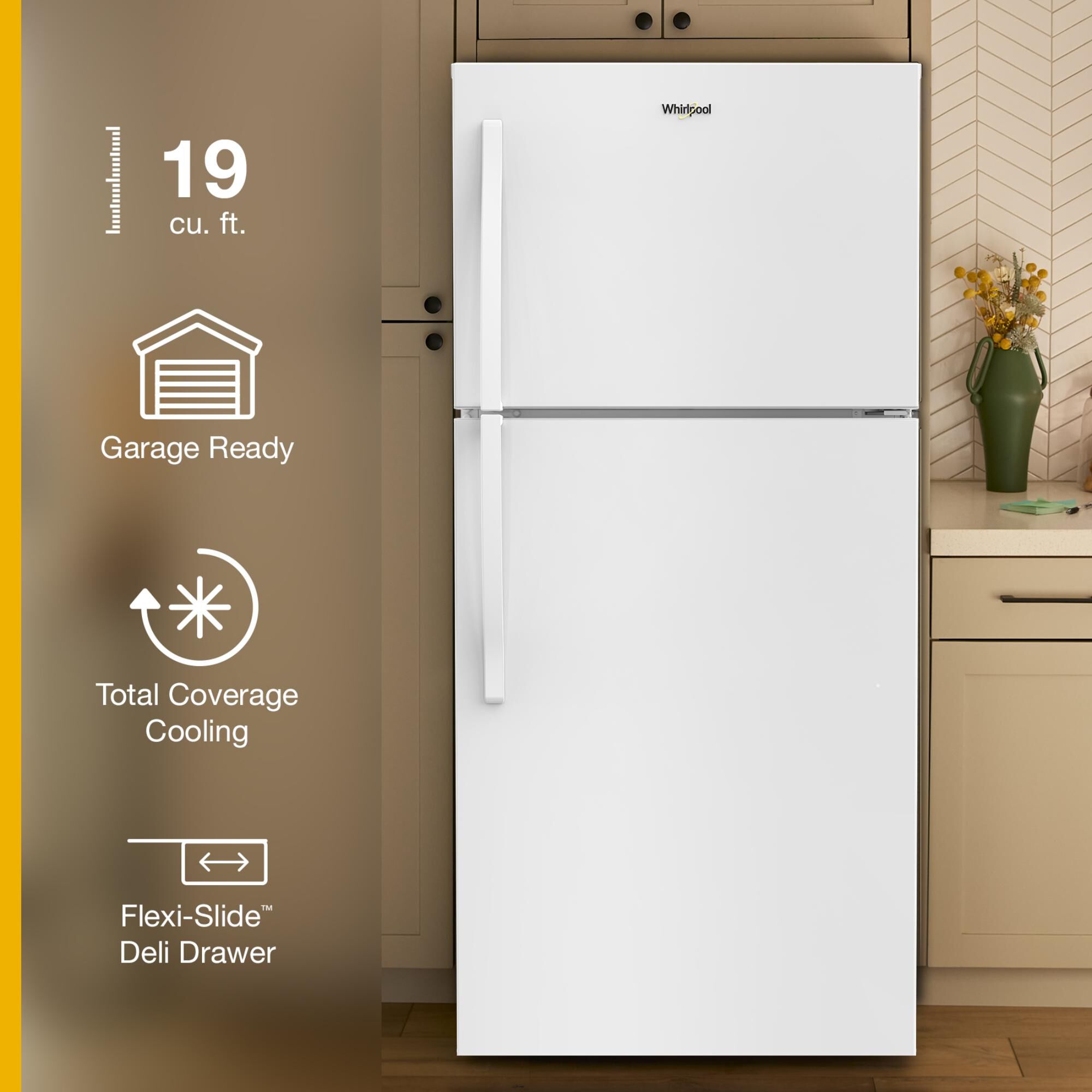 Whirlpool 30 in. 19.3 cu. ft. Garage-Ready Top Freezer