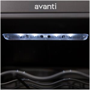 Avanti 20 in. Freestanding Wine Cooler with Wire Racks, Single Temperature Zone & 34 Bottle Capacity - Platinum, , hires