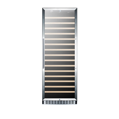 Summit 24 in. Built-In/Freestanding Wine Cooler with Single Zone & 171 Bottle Capacity - Stainless Steel | SWC1926