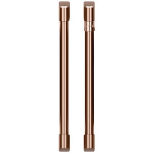 Cafe Handle Kit for French Door Wall Ovens - Brushed Copper