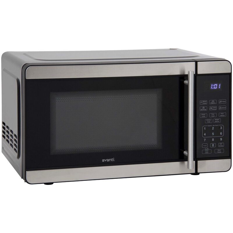 Avanti 18 in. 0.7 cu. ft. 700W Countertop Microwave - Stainless Steel, Stainless Steel, hires
