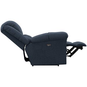 Catnapper Blarney Power Wall Hugger Recliner with Heat & Massage - Navy, Navy, hires
