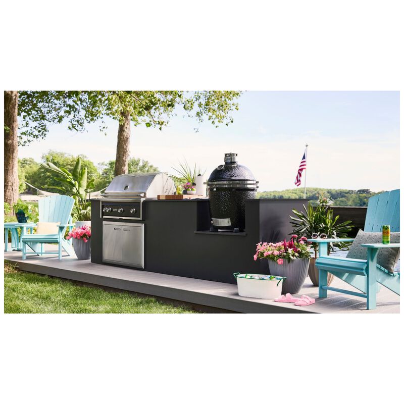 Lynx Kamando 18 in. Charcoal Grill with Rotisserie - Gloss Black, , hires