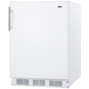 Summit 24 in. 5.1 cu. ft. Undercounter Refrigerator - White, , hires