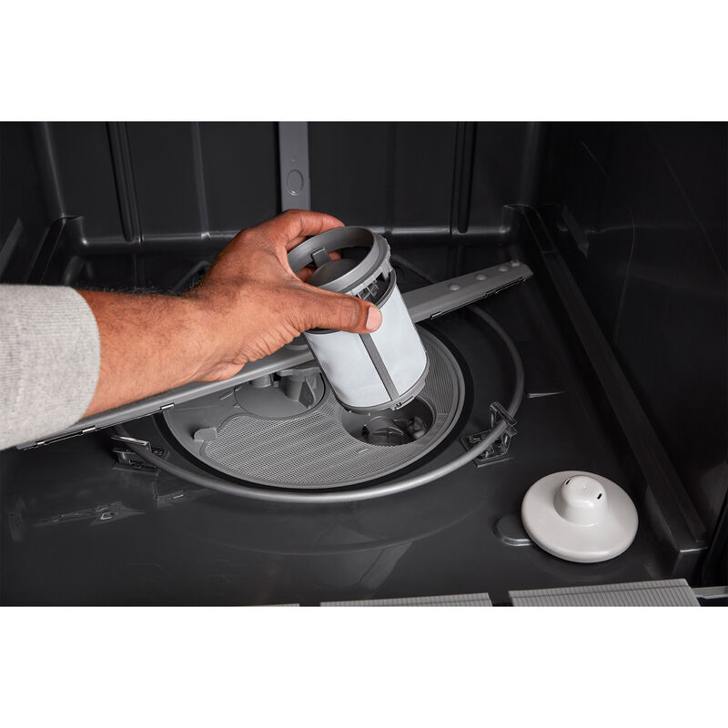 Whirlpool 24 in. Top Control Dishwasher with 55 dBa Sound Level & Pocket - Stainless Steel, Stainless Steel, hires