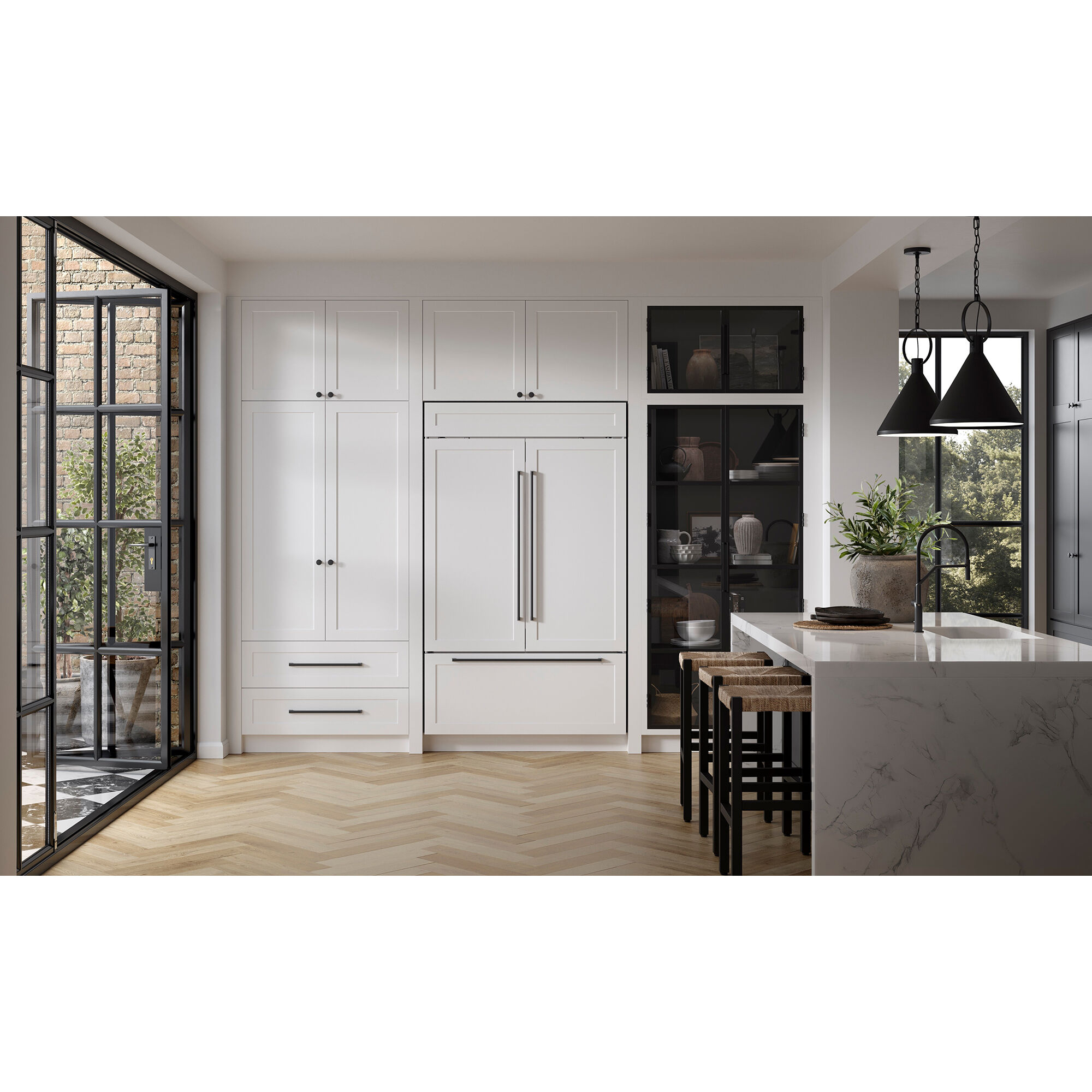 Sub-Zero 48 in. Built-In 28.9 cu. ft. Smart Counter Depth French