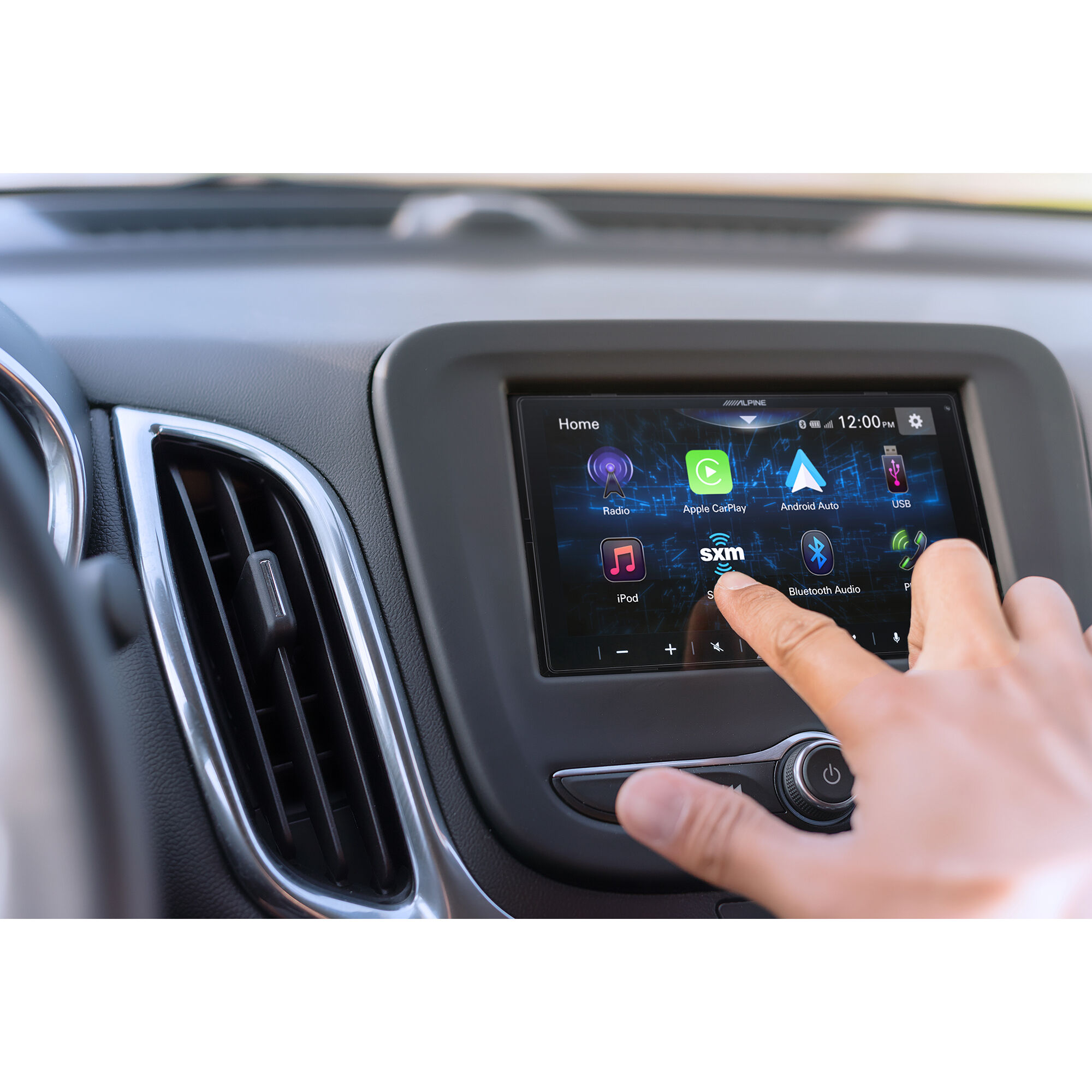 Alpine iLX-W670-M audio tuning controls interface