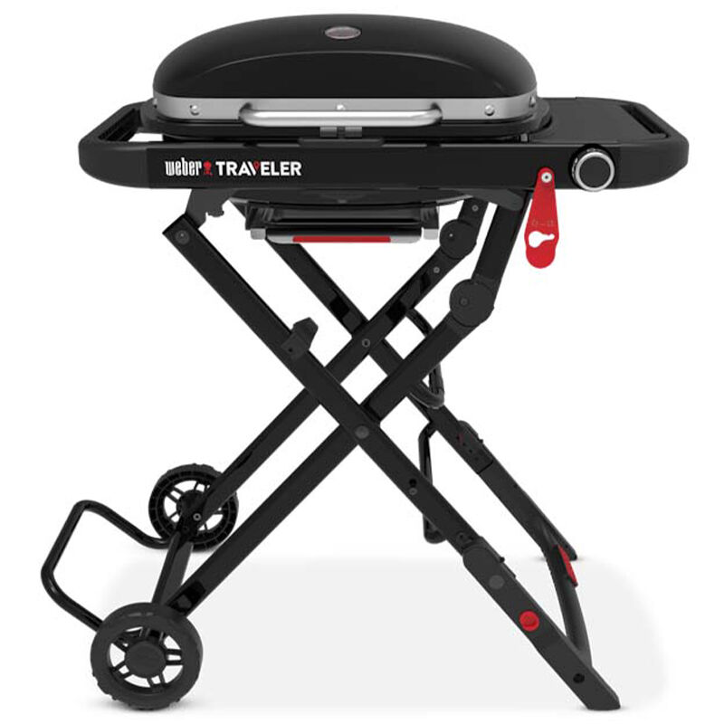 Weber Traveler Compact Portable Gas Grill --- Front View