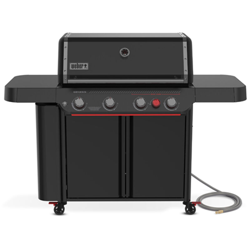 Weber Genesis E-430 Stealth Edition Natural Gas Grill --- Front View