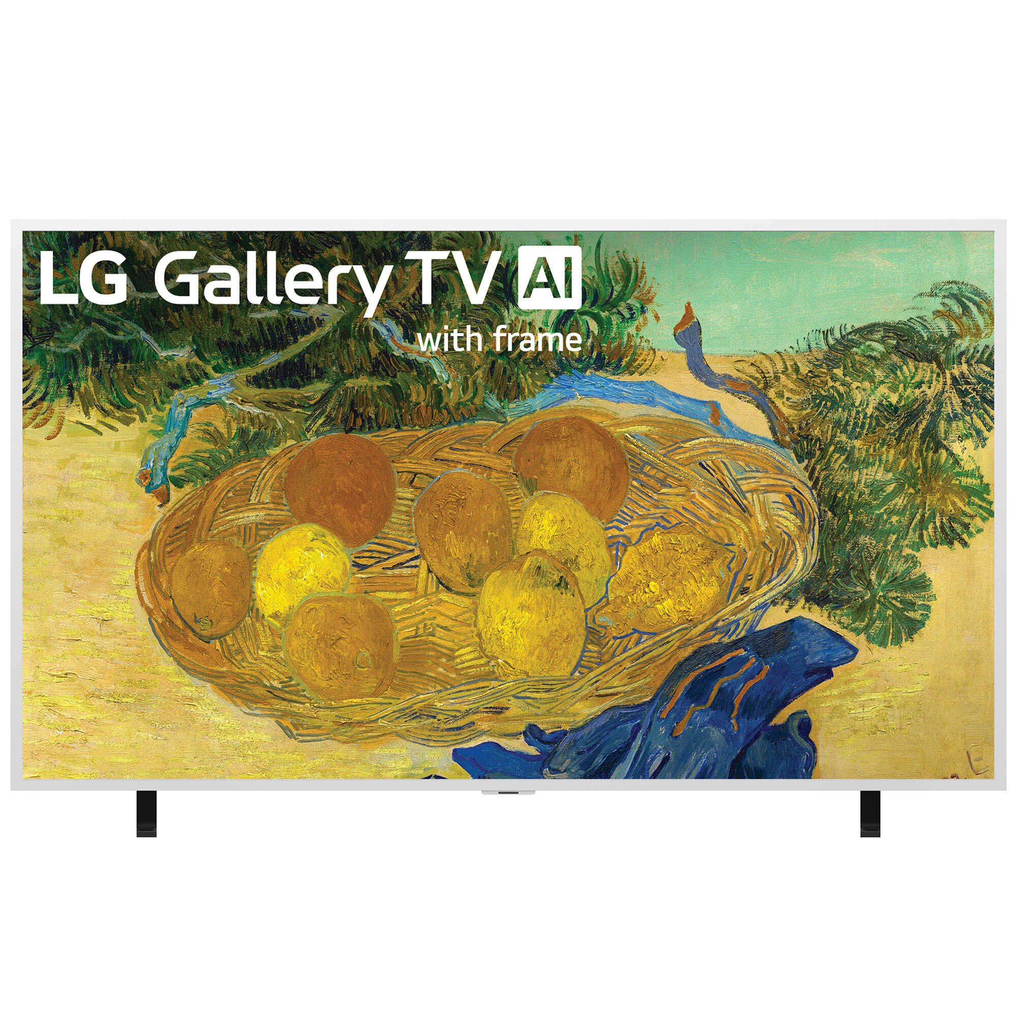 LG 55LX7BPUA Gallery TV front view with attachable frame