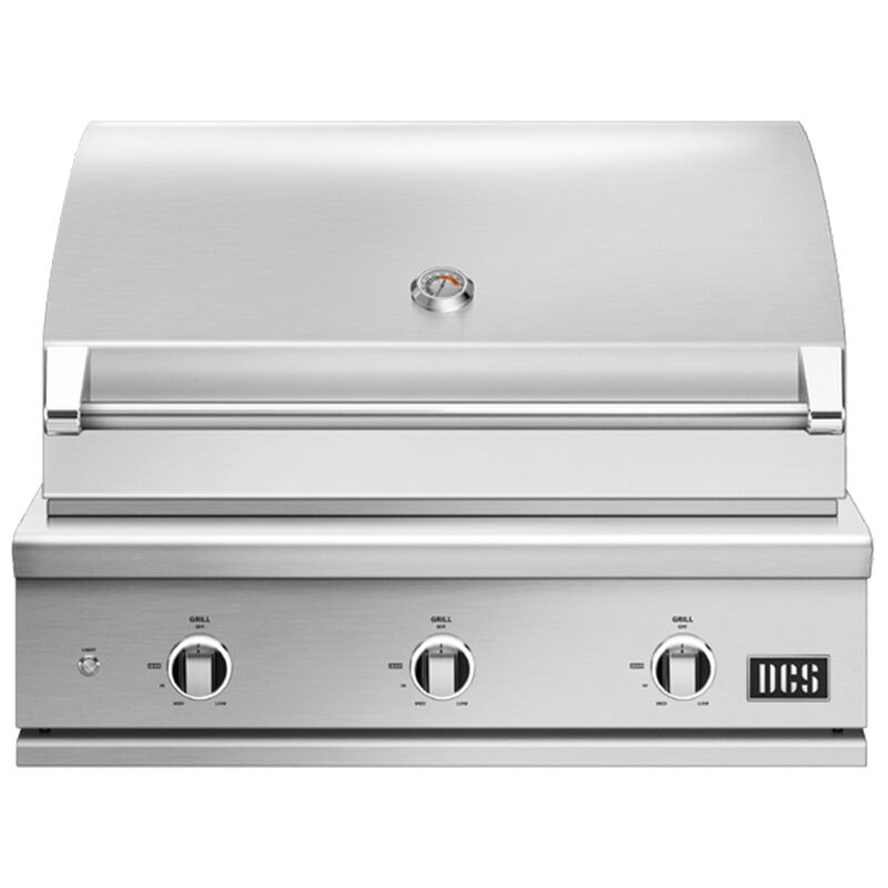 DCS BE1-36C-L Series 9 36-Inch Built-In Gas Grill with Charcoal Smoker