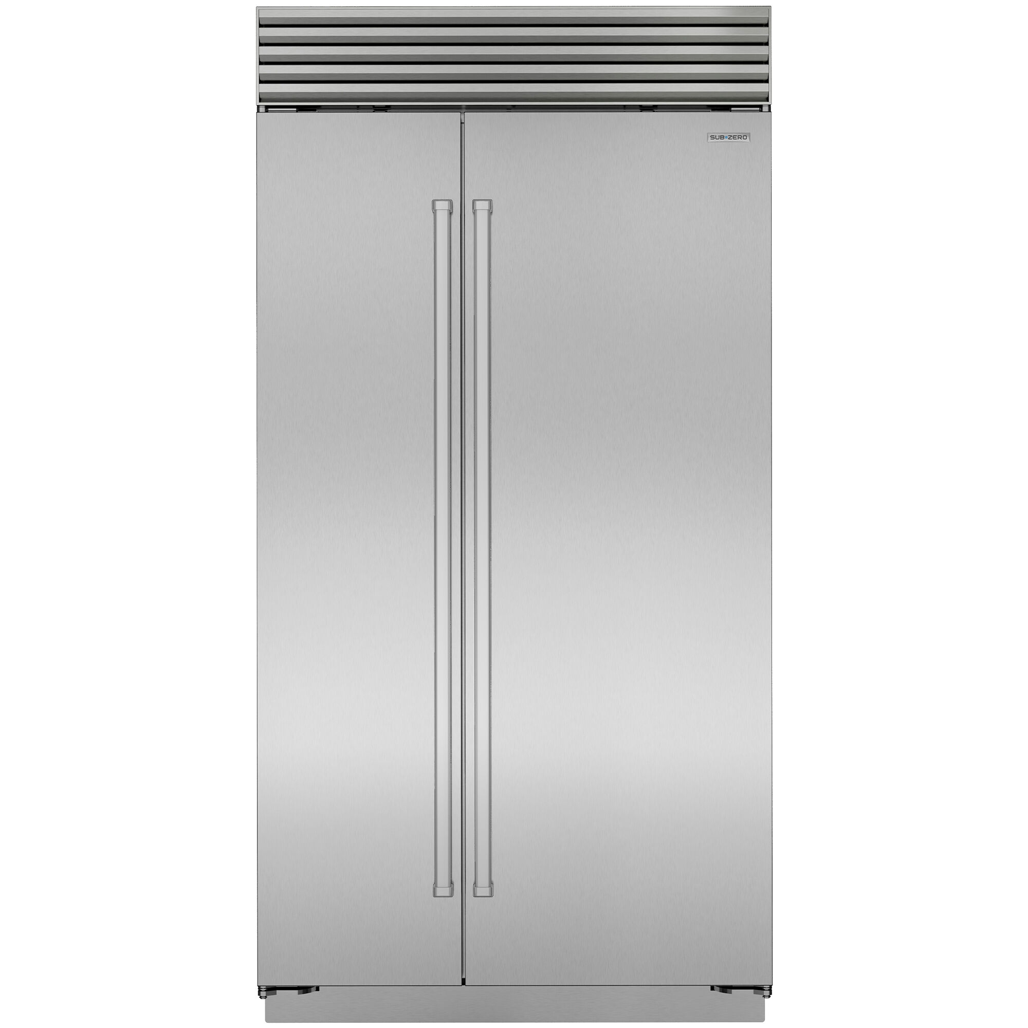 Sub-Zero Classic Built-In Side-by-Side Refrigerator model CL4250SIDSP in Stainless Steel with Professional Handles