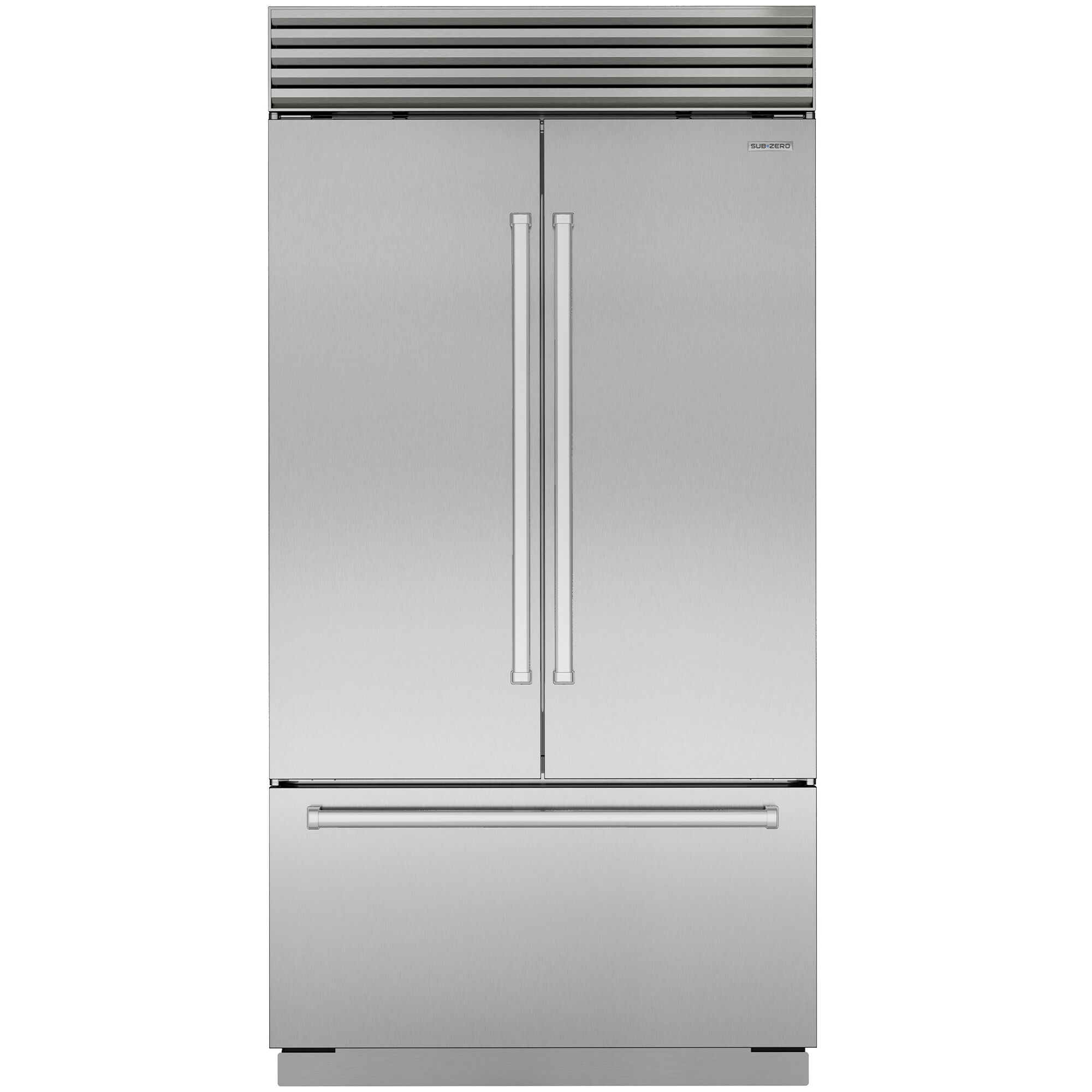 Sub-Zero Classic Series Smart Counter Depth French Door Refrigerator model CL4250UFDSP in Stainless Steel with Professional Handles