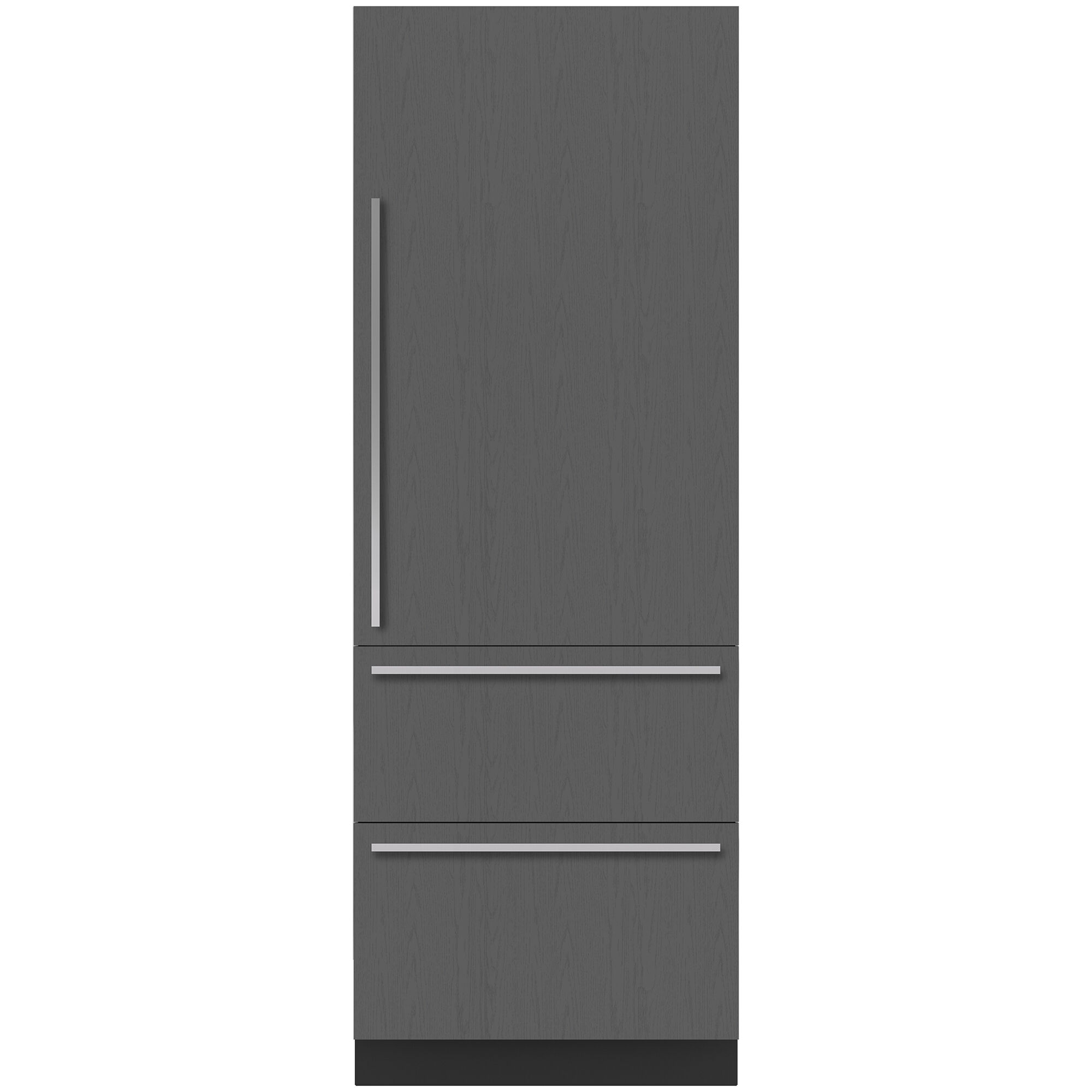 Sub-Zero Designer Series Bottom Freezer Refrigerator model DET3050CIIDR in custom panel ready configuration