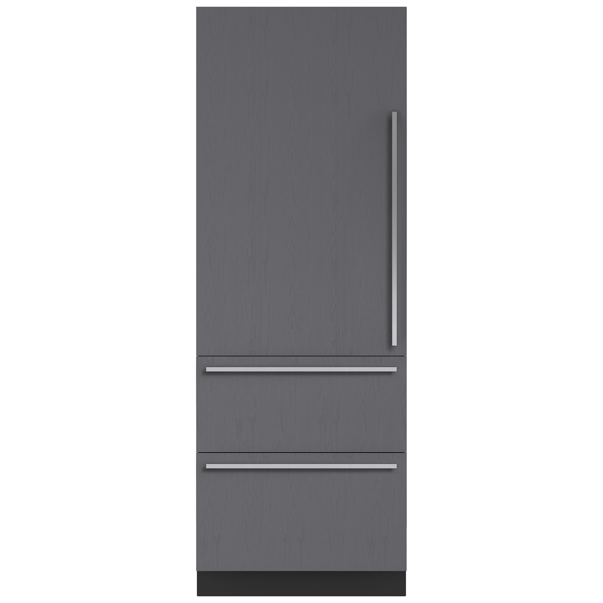 Sub-Zero Designer Series Built-In Counter Depth Freezerless Refrigerator model DET3050R-L in custom panel ready finish