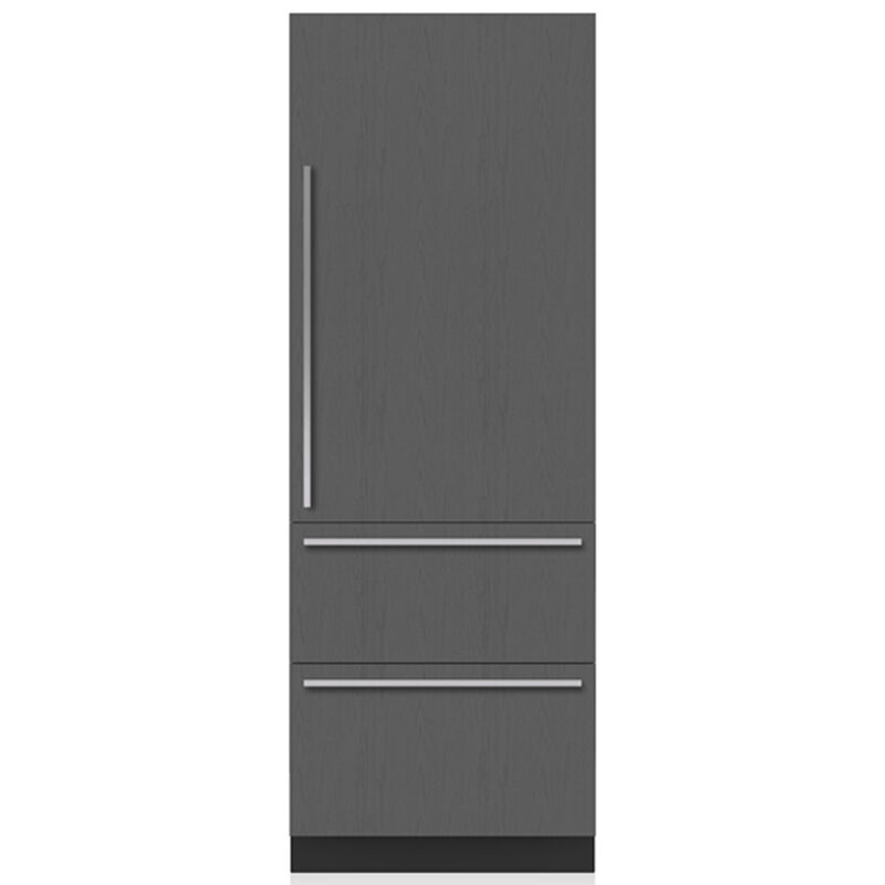 Sub-Zero Designer Series Built-In Counter Depth Freezerless Refrigerator model DET3050R-R in custom panel ready finish