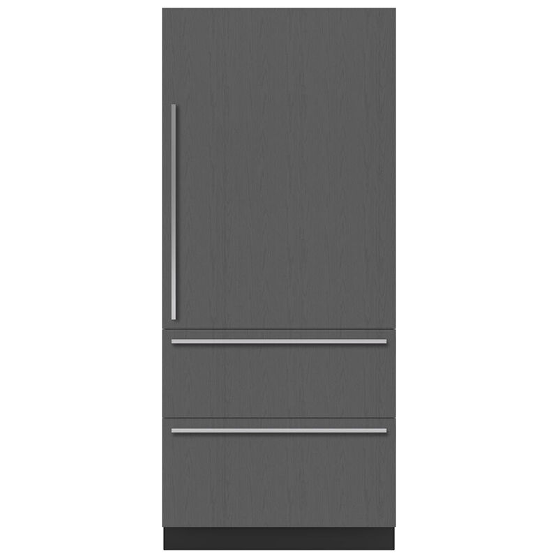 Sub-Zero Designer Series Built-In Bottom Freezer Refrigerator model DET3650CI/R custom panel ready