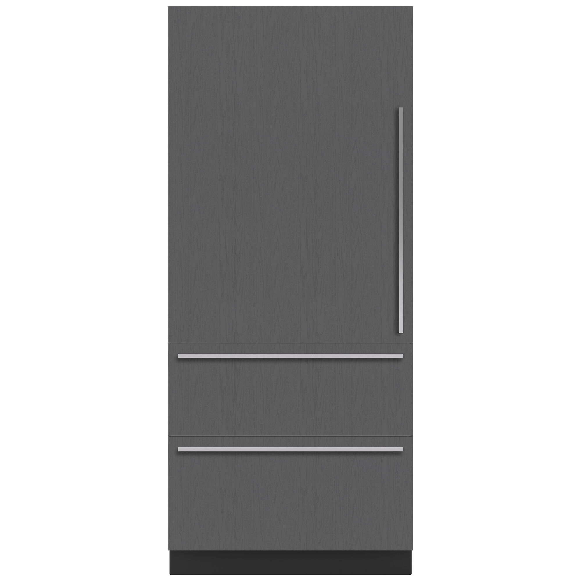 Sub-Zero Designer Series Built-In Bottom Freezer Refrigerator model DET3650CIIDL in Custom Panel Ready, Left-Hinged